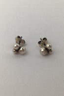 Georg Jensen Sterling Silver Moonlight Grapes Stud Earrings