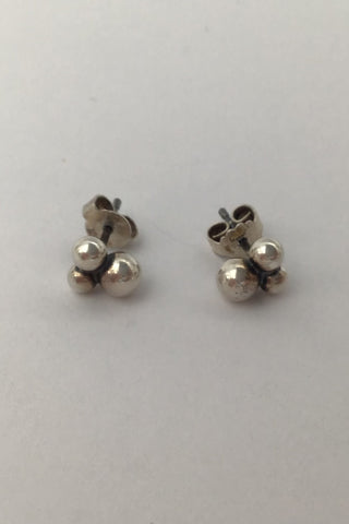 Georg Jensen Sterling Sølv Moonlight Grapes Ørestikker