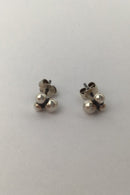 Georg Jensen Sterling Silver Moonlight Grapes Stud Earrings