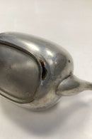 Just Andersen Tekande med bast, i 93% Støbt Tin, No. 2421