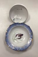 Royal Copenhagen Blåt Fiskestel Serveringsskål med låg No. 19/3005