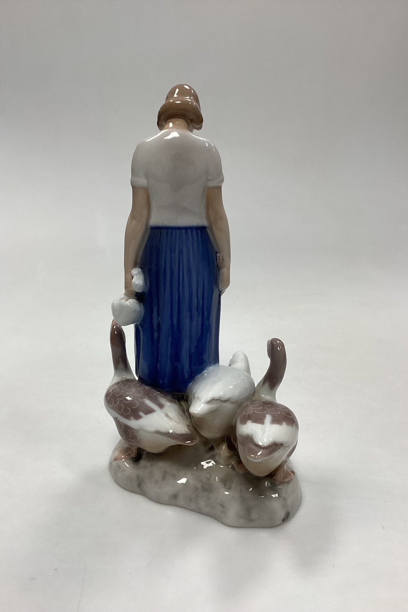 Bing and Grondahl Figurine Goose Girl No. 2254