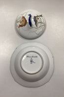 Royal Copenhagen Blåt Fiskestel Serveringsskål med låg No. 19/3005