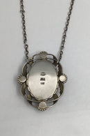 Georg Jensen Sterling Sølv Halskæde med Vedhæng No. 158