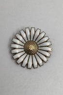 Georg Jensen Sterling Sølv Marguerit Broche