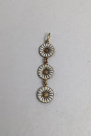 Georg Jensen Sterling Silver Daisy Pendant