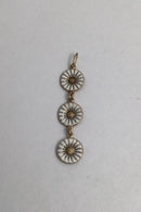 Georg Jensen Sterling Silver Daisy Pendant