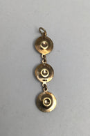 Georg Jensen Sterling Silver Daisy Pendant