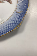 Royal Copenhagen Blåt Fiskestel Tallerken No. 19/3002