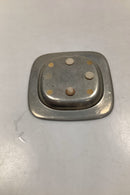 Just Andersen Firkantet flad Skål af Tin, No. 2571