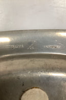 Just Andersen Firkantet flad Skål af Tin, No. 2571