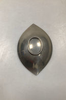 Just Andersen Bladformet skål af Tin, No. 2675