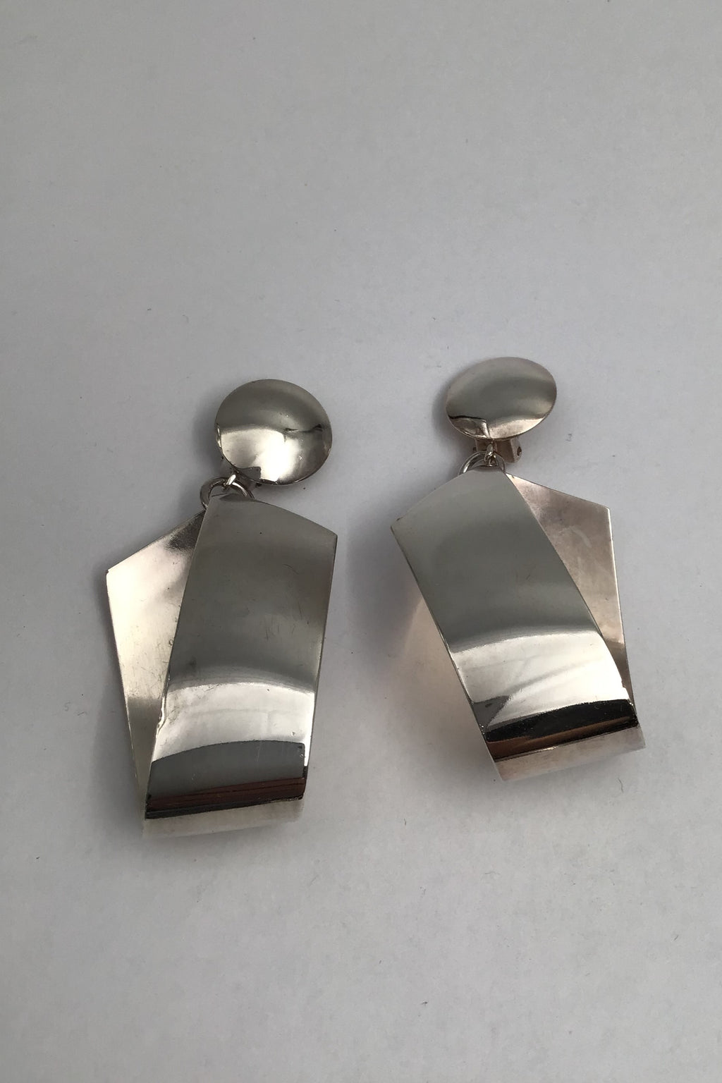 Georg Jensen Sterling Sølv Øreclips No. 206 Regitze Overgaard