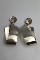 Georg Jensen Sterling Sølv Øreclips No. 206 Regitze Overgaard