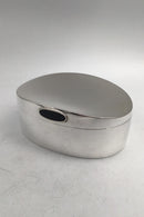 Hans Hansen Sterling Sølv Oval Bonbonniere (KGH 1985 53/100)