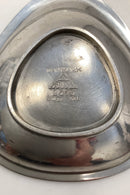 Just Andersen Dråbeformet Skål af Støbt Tin, No. 2575