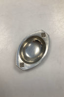 Just Andersen lille aflang skål af Tin, No. 2716