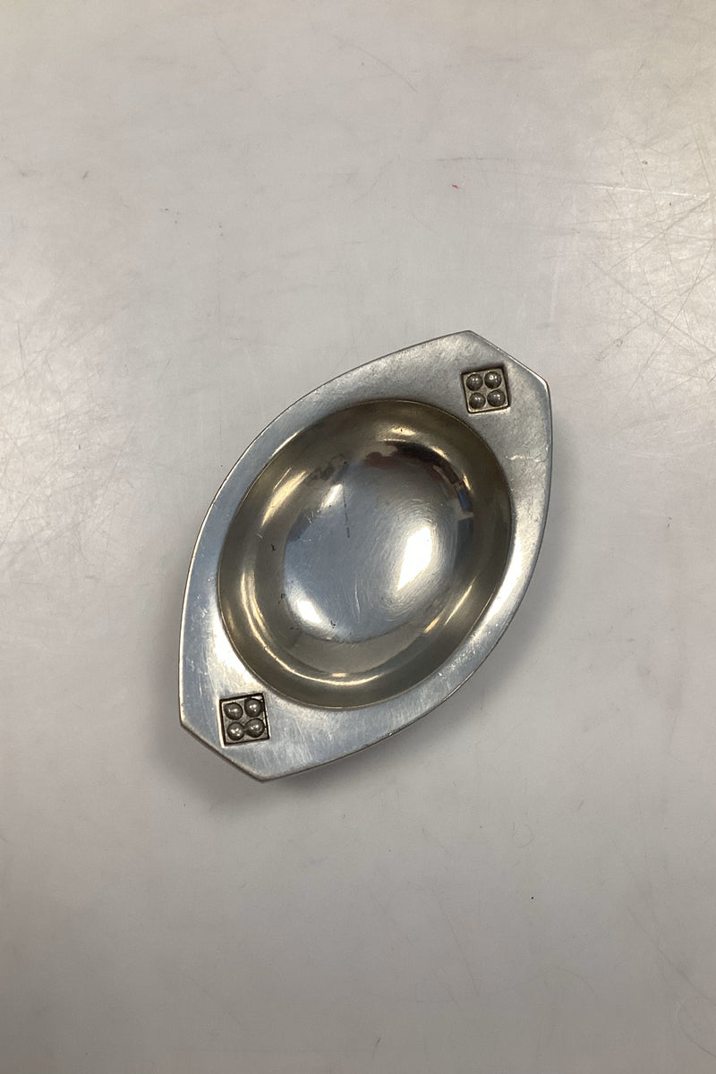 Just Andersen lille aflang skål af Tin, No. 2716