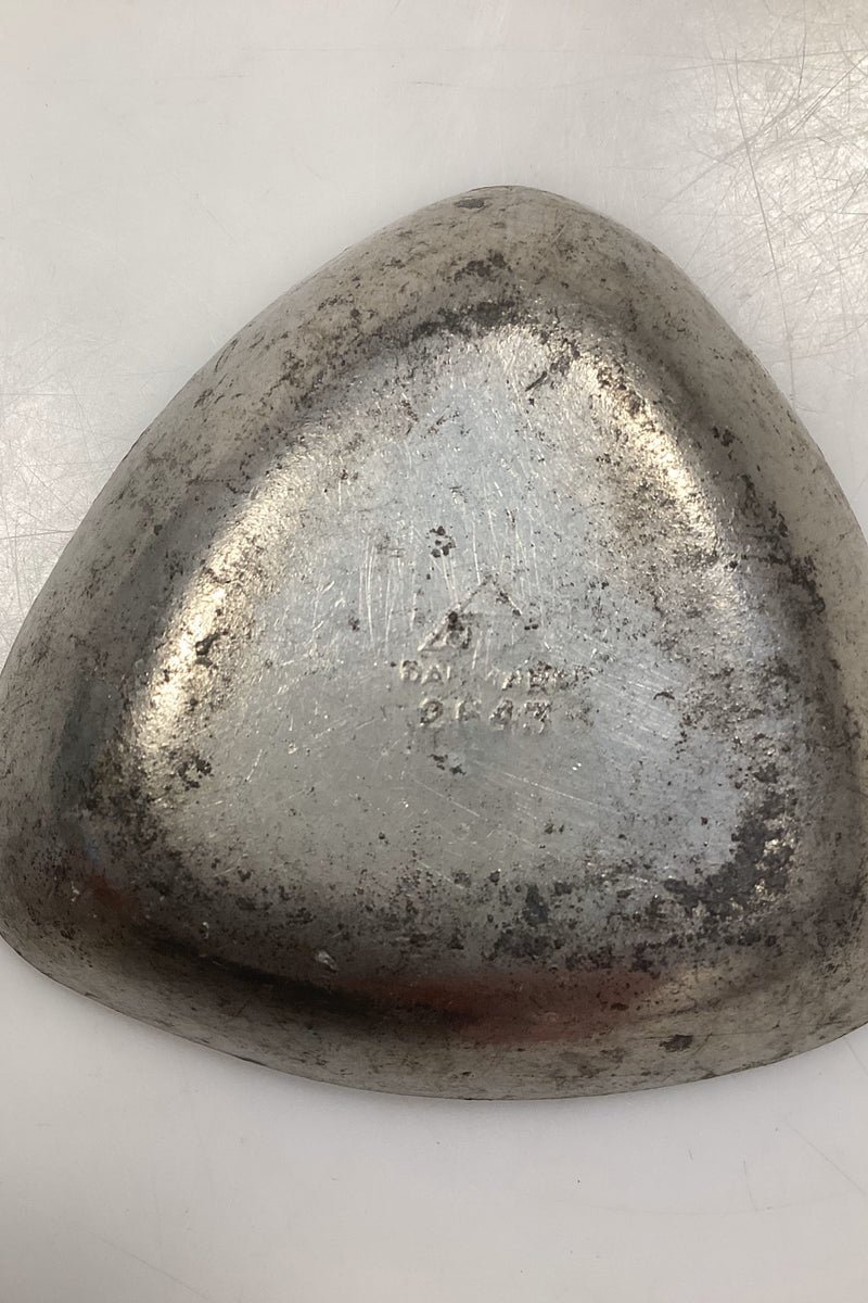 Just Andersen lille Trekantet skål af Tin, No. 2643
