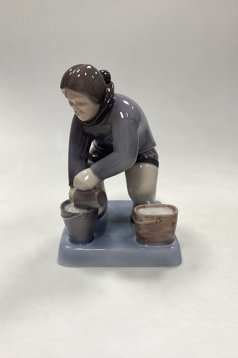 Bing and Grondahl Figurine of Inuit/Greenlandic Woman No. 2416