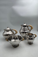 Georg Jensen Sølv Thekande, Kaffekande, Flødekande og sukkerskål No. 43 og 188