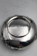 Antique Chinese Sterling Silver Bowl (Luen Wo, Shanghai) Chrysanthemum flower decoration