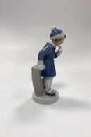 Royal Copenhagen Månedsfigur Januar - Skøjtepige No. 4523