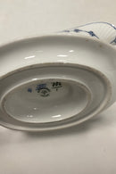 Royal Copenhagen Blue Fluted Plain Sauce Pot with Saucer No. 200