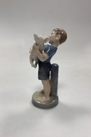 Royal Copenhagen Månedsfigur August - Dreng med Gris No. 4530