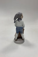 Royal Copenhagen Månedsfigur December - Dreng med Julesæk No. 4534