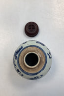 Orientalsk Kinesisk Vase / Ingefærkrus med motif i blå og hvid Jiaqing perioden 1795-1820?