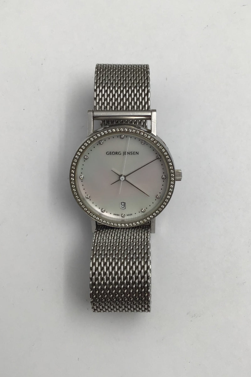 Georg Jensen Stål Dame Ur No. 321 Henning Koppel