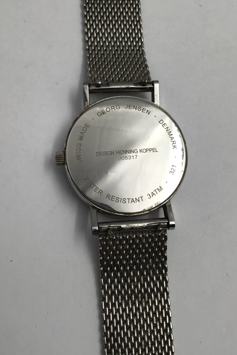 Georg Jensen Stål Dame Ur No. 321 Henning Koppel