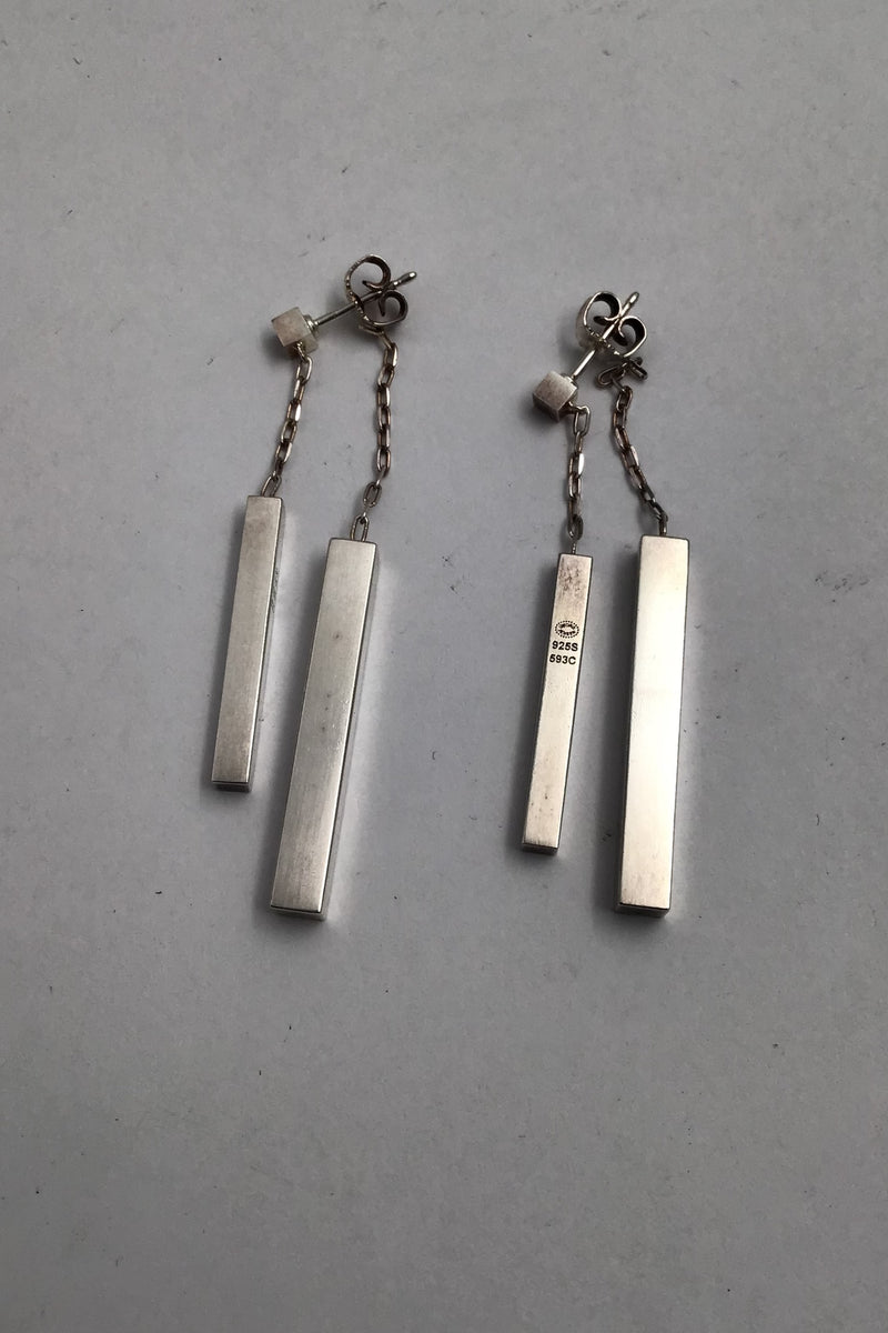 Georg Jensen Sterling Sølv Ørestikker No. 593C Aria