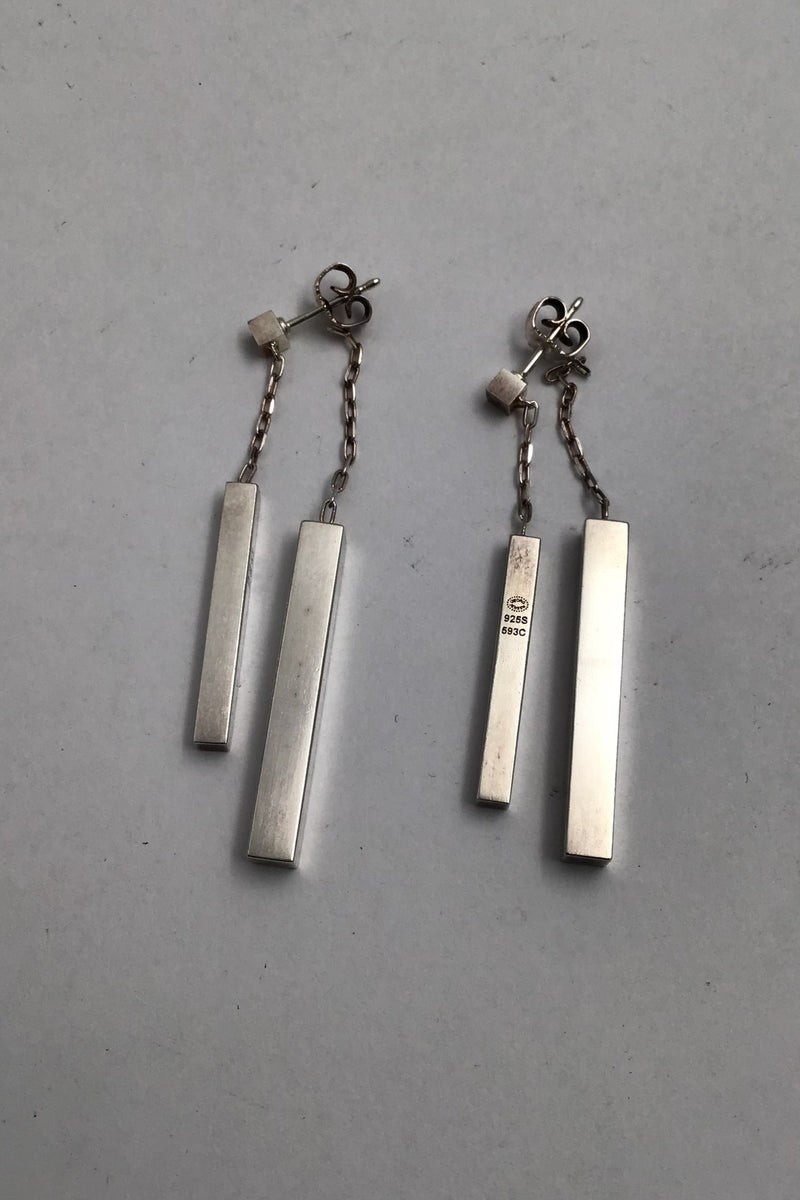 Georg Jensen Sterling Sølv Ørestikker No. 593C Aria