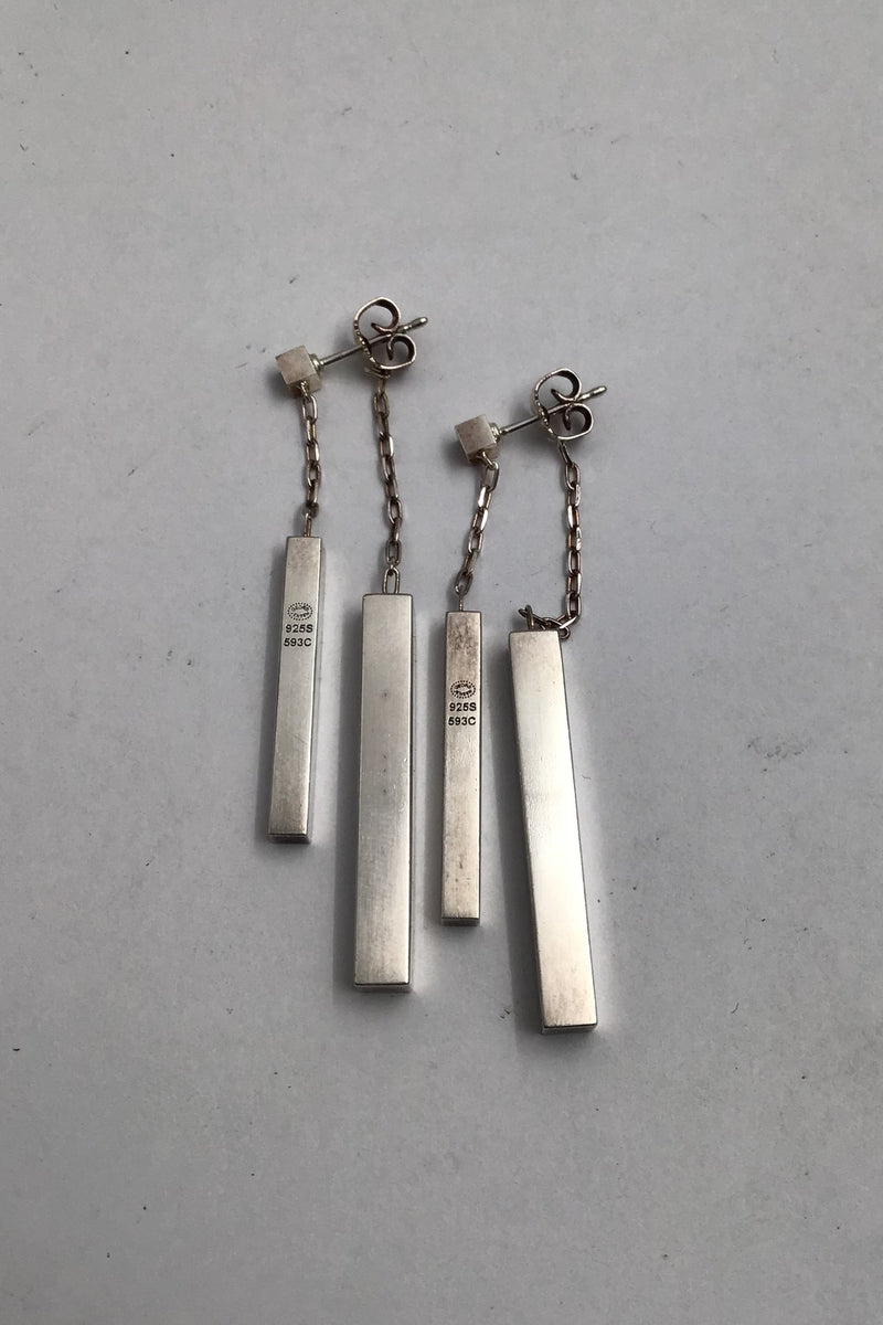 Georg Jensen Sterling Sølv Ørestikker No. 593C Aria