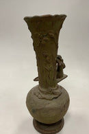 Art Nouveau Par Vaser i Metal af Ung pige og dreng