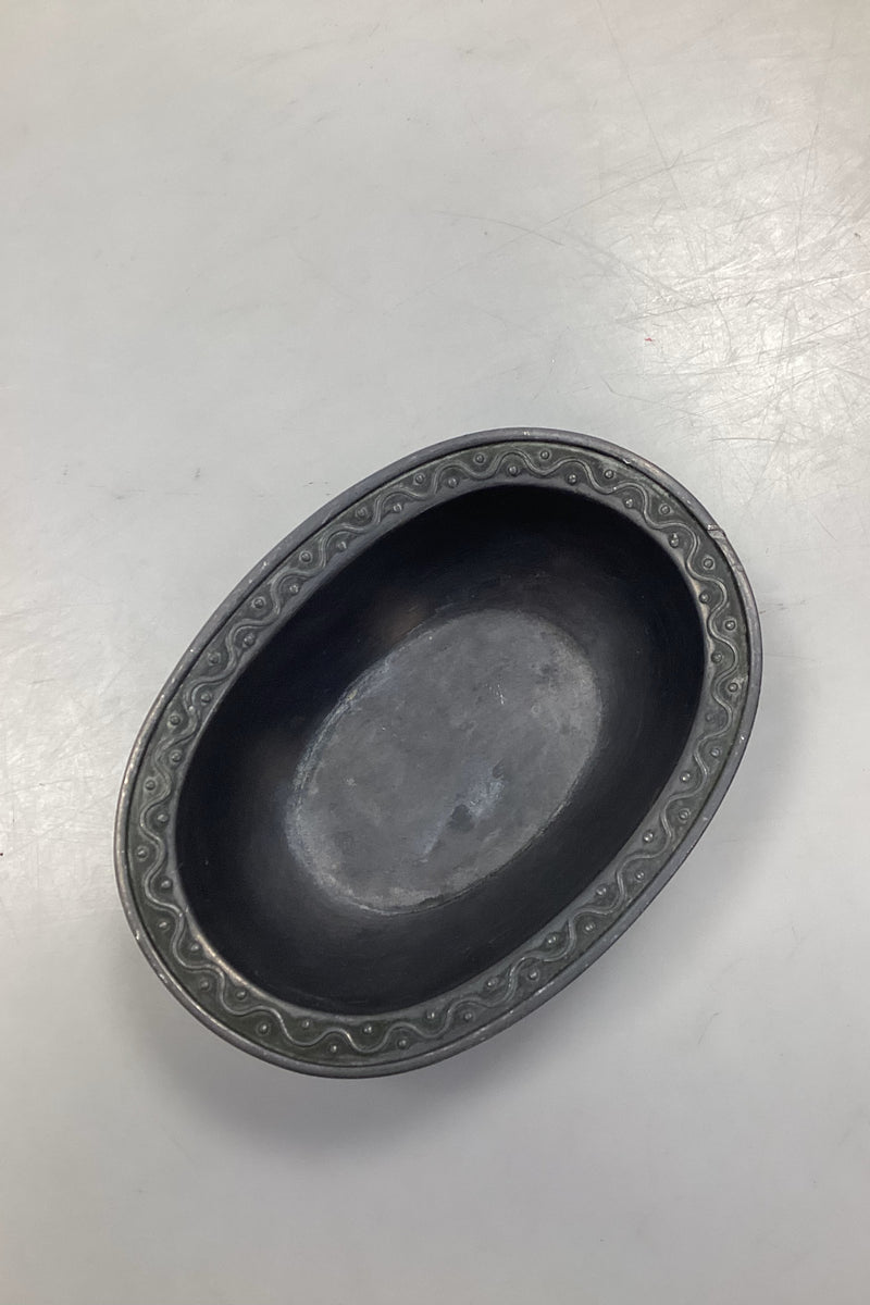 Just Andersen Dekorations Skål af Tin, No. 1491