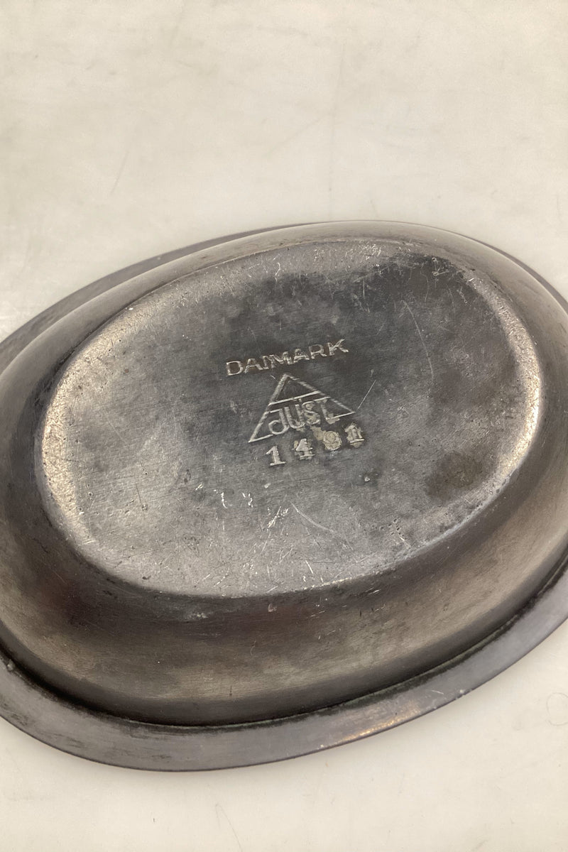 Just Andersen Dekorations Skål af Tin, No. 1491