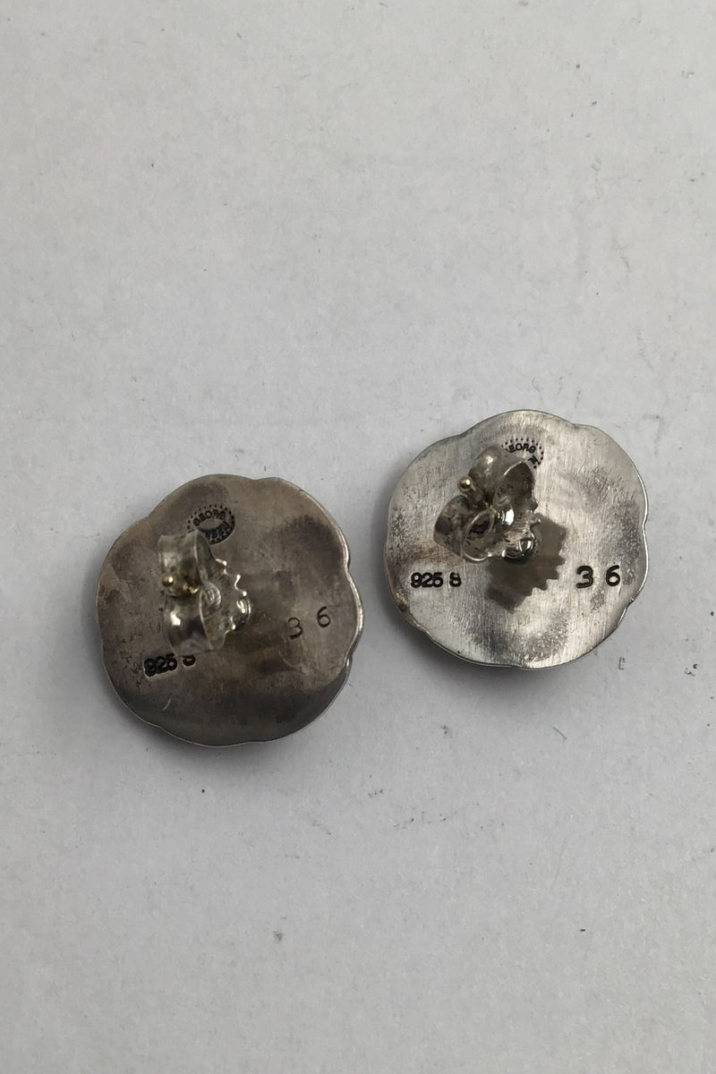 Georg Jensen Sterling Sølv Ørestikker No. 36 (Ametyst)
