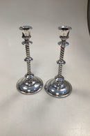 Par Høje Lysestager i Sølvplet, umærket