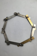 Jan Lohmann Sterling Silver Modern Necklace (Partially Gold Plated)