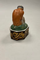 Royal Copenhagen Gerhard Henning Overglasur figur Grædende Faun på stand No 1188