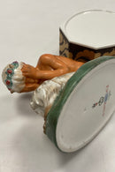 Royal Copenhagen Gerhard Henning Overglasur figur Grædende Faun på stand No 1188