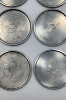 Sæt på 15 Just Andersen Tin Glasbrikker No 1176