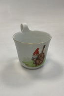 Bing og Grøndahl Store Morgen Kop uden underkop med Nisse Motiv No. 3602