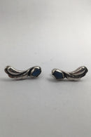 Georg Jensen Sterling Sølv Øreringe (Månesten)