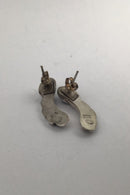 Georg Jensen Sterling Sølv Øreringe (Månesten)