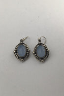 Georg Jensen Sterling Silver annual Earrings 2018 (Moonstone)