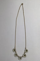 A. Michelsen Forgyldt Sterling Sølv Marguerit Halskæde